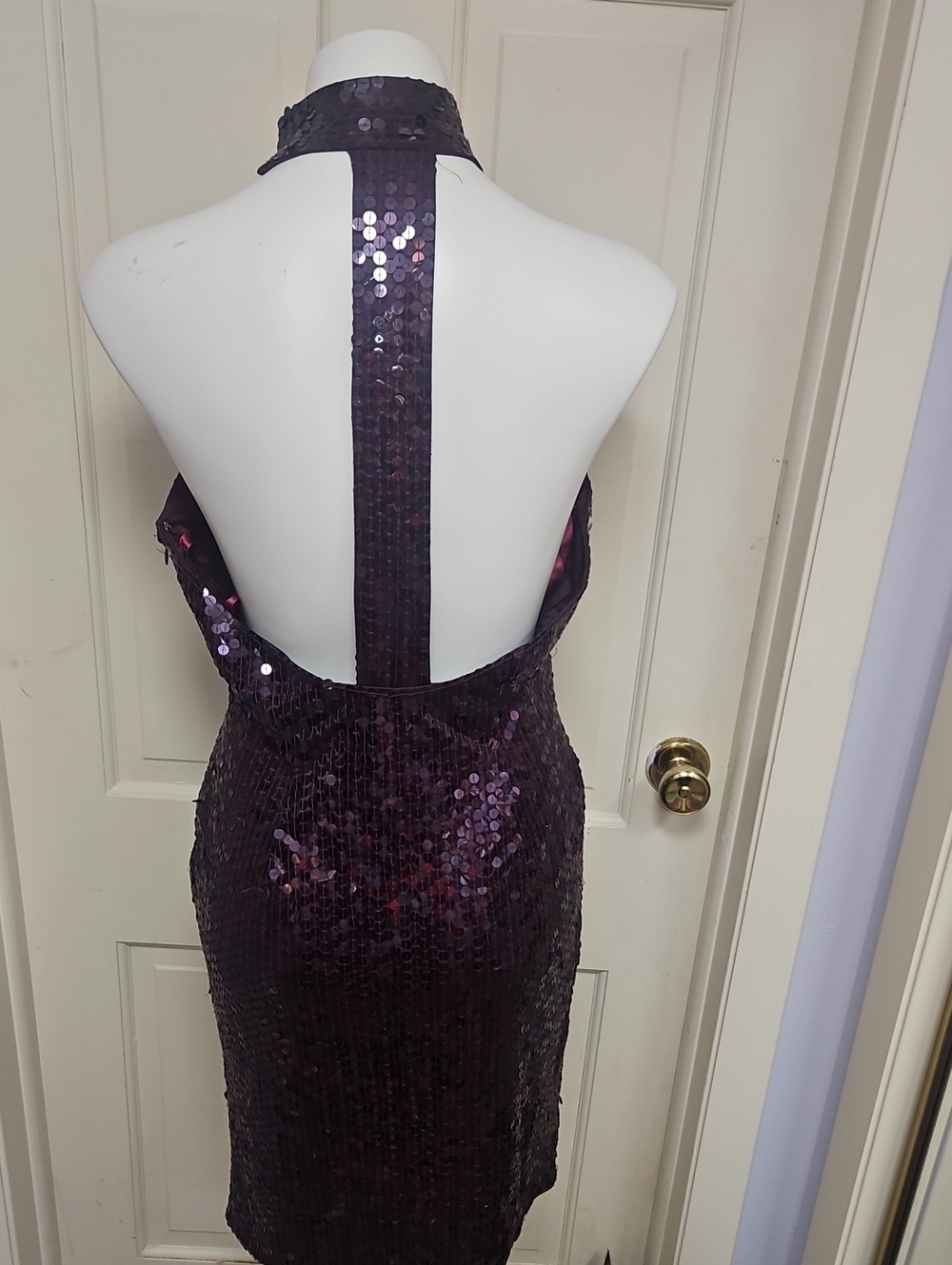 90s Party Plus Size  Holiday Sequin Sparkle Dress